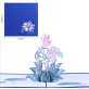 Floral Popup 3D Gift Cards 15*15cm